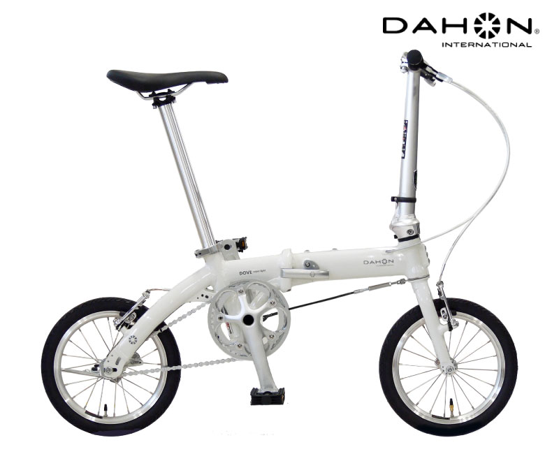 (選べる特典付)2024 DAHON INTERNATIONAL ダホンインターナショナル DOVE SUPER LIGHT ダブスーパーライト ピュアホワイト シングルスピード 折り畳み