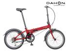 2024 DAHON INTERNATIONAL ダホンインターナショナル HIT D6 ヒットD6 クリムゾンレッド 6段変速 折り畳み